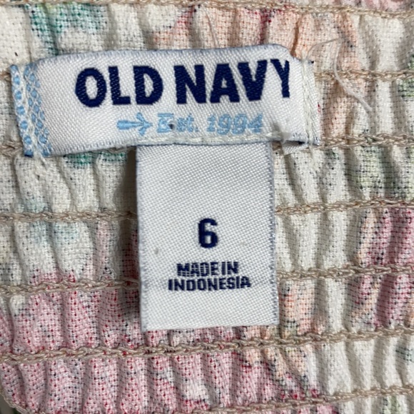 Old Navy Strapless Summer Floral Dress Size 6 - Picture 9 of 11